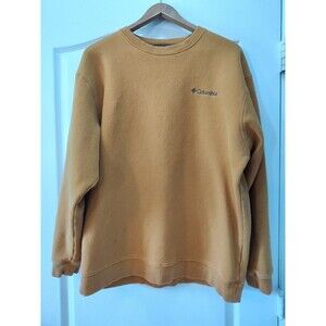 Columbia Crewneck Pullover Sweatshirt Burnt Orange X Large